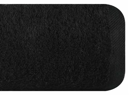 Ręcznik bawełniany 70x140 GŁADKI 2 jednokolorowy czarny