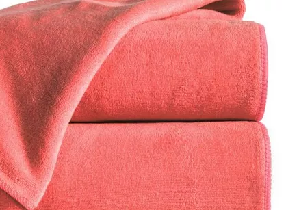 Ręcznik 70x140 AMY szybkoschnący koralowy z mikrofibry