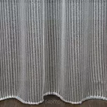 Firana gotowa na przelotkach 140x250 TAMARA srebrna o strukturze drobnej siateczki - 4
