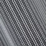 Firana gotowa na przelotkach 140x250 TAMARA srebrna o strukturze drobnej siateczki - 3