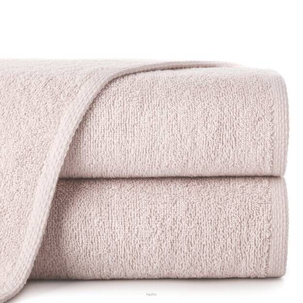 Ręcznik bawełniany 50x100 GŁADKI 1 jednokolorowy pudrowy