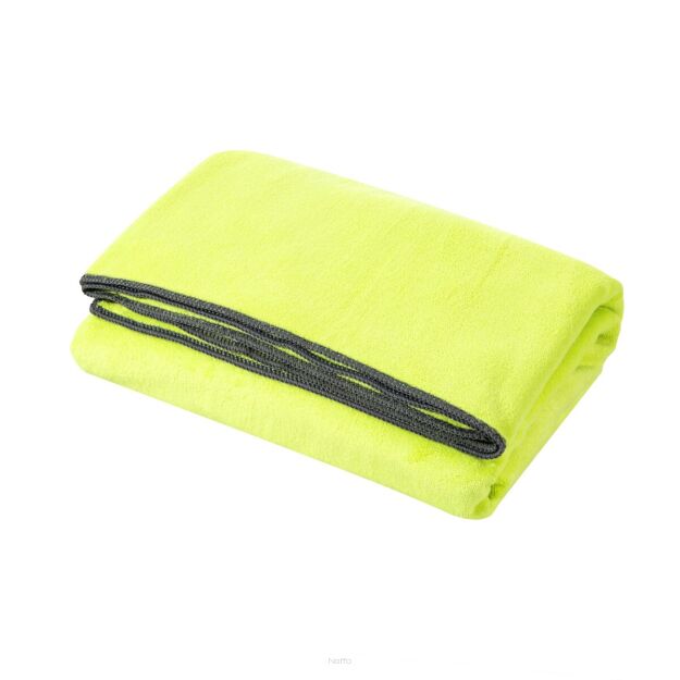 Ręcznik plażowy 80x160 IGA szybkoschnący limonkowy z mikrofibry